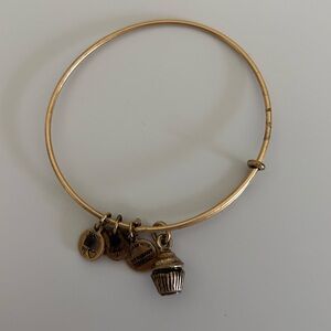 Alex and Ani Gold Cupcake Bracelet